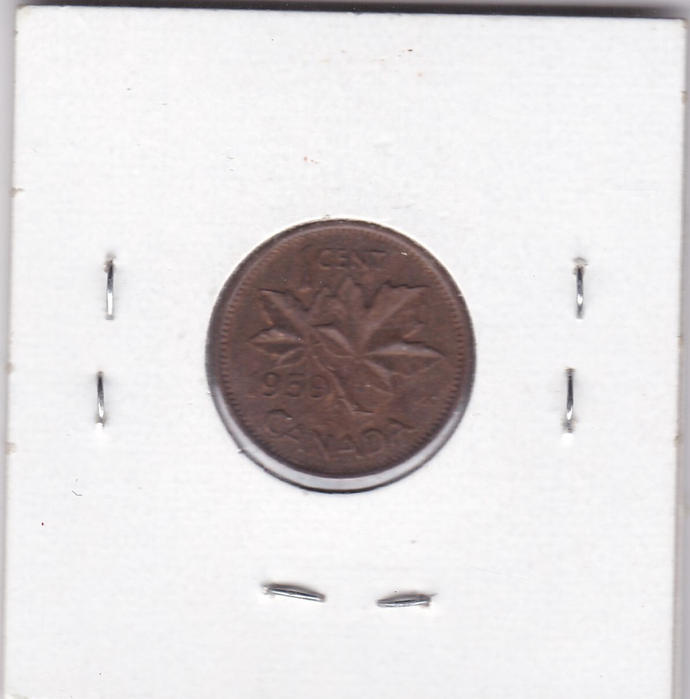 1959 Canadian One Cent L1