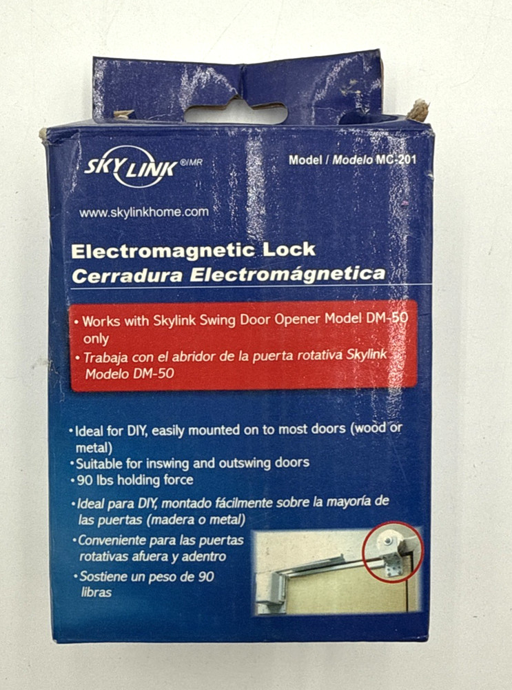 Skylink Electromagnetic Lock Model MC-201-Open Box