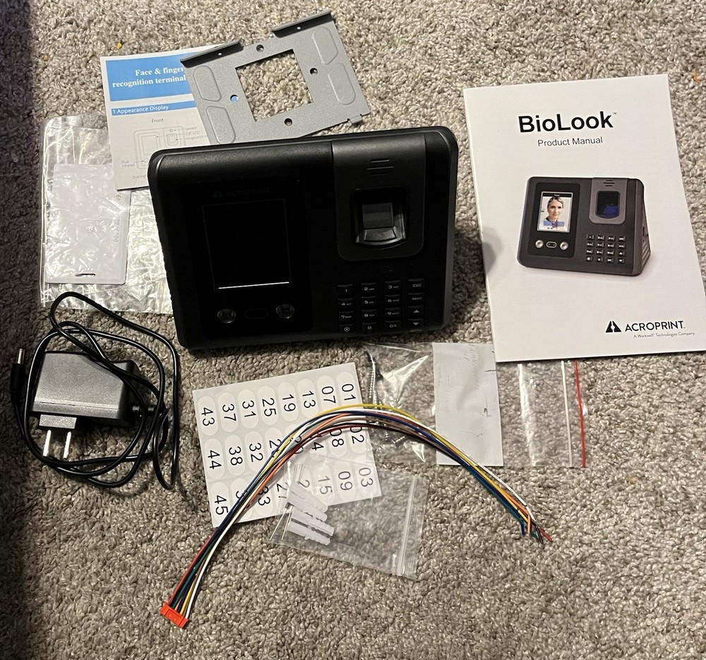 Acroprint Face Recognition Time Clock- RT200