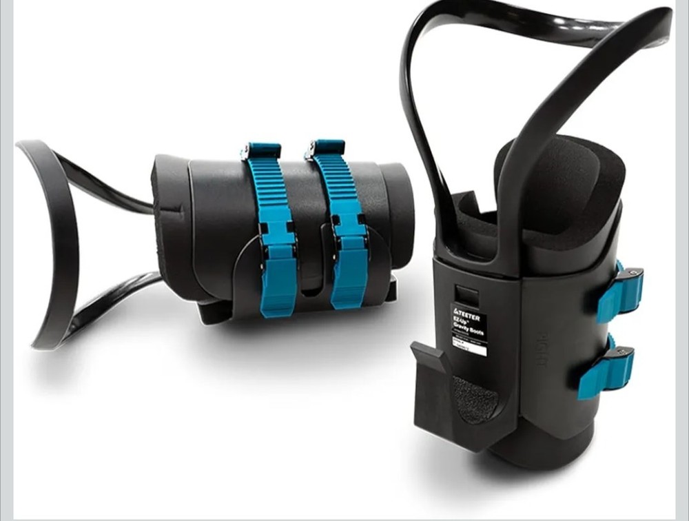 TEETER EZ-Up Gravity Boots for Inversion Decompression Stretching, Back Pain...