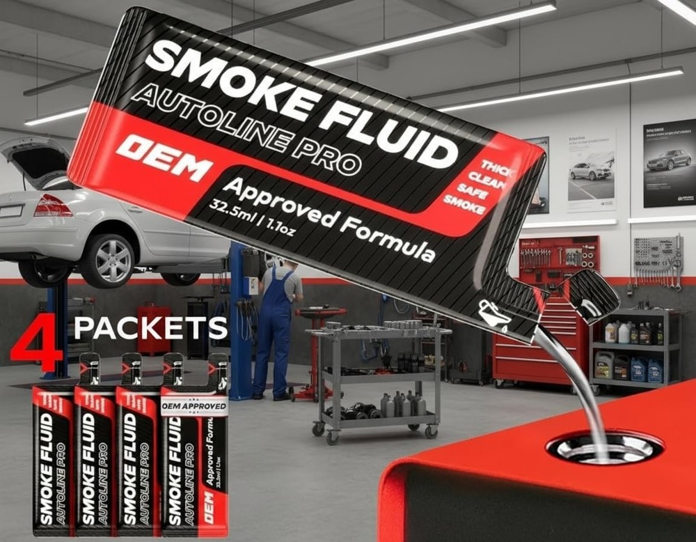 Automotive Smoke Machine 4.4oz Fluid Solution - Starter Size | Thick |...