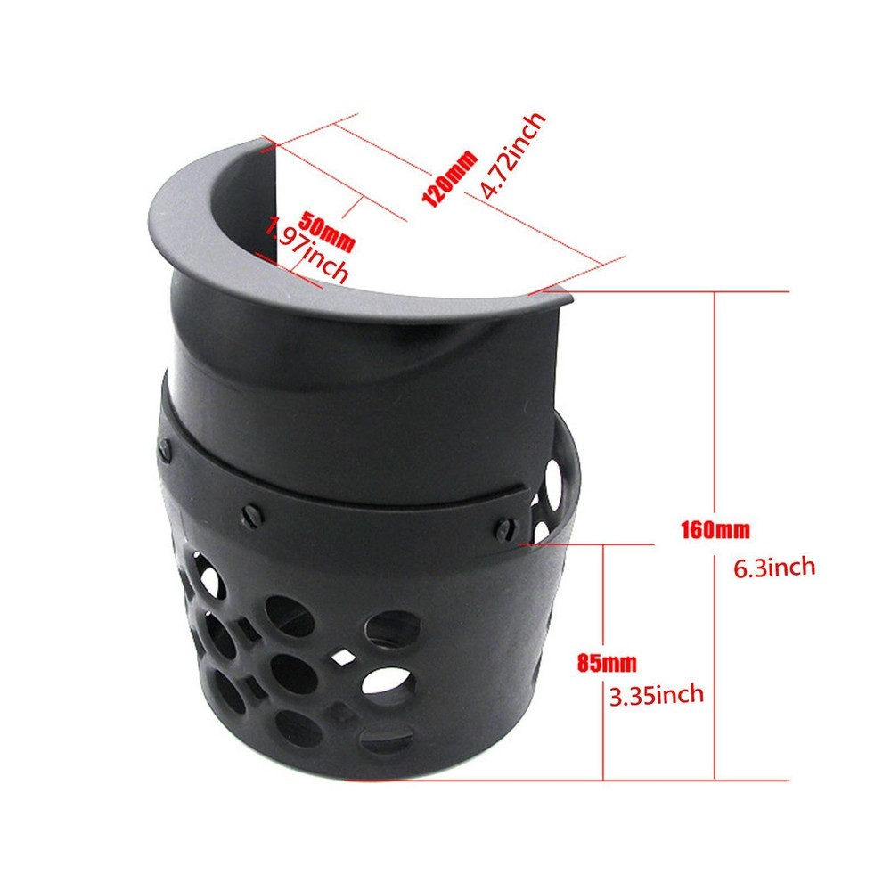 6Pcs Billiard Pool Table Pockets Black Baskets Billiard Ball Storage Pockets