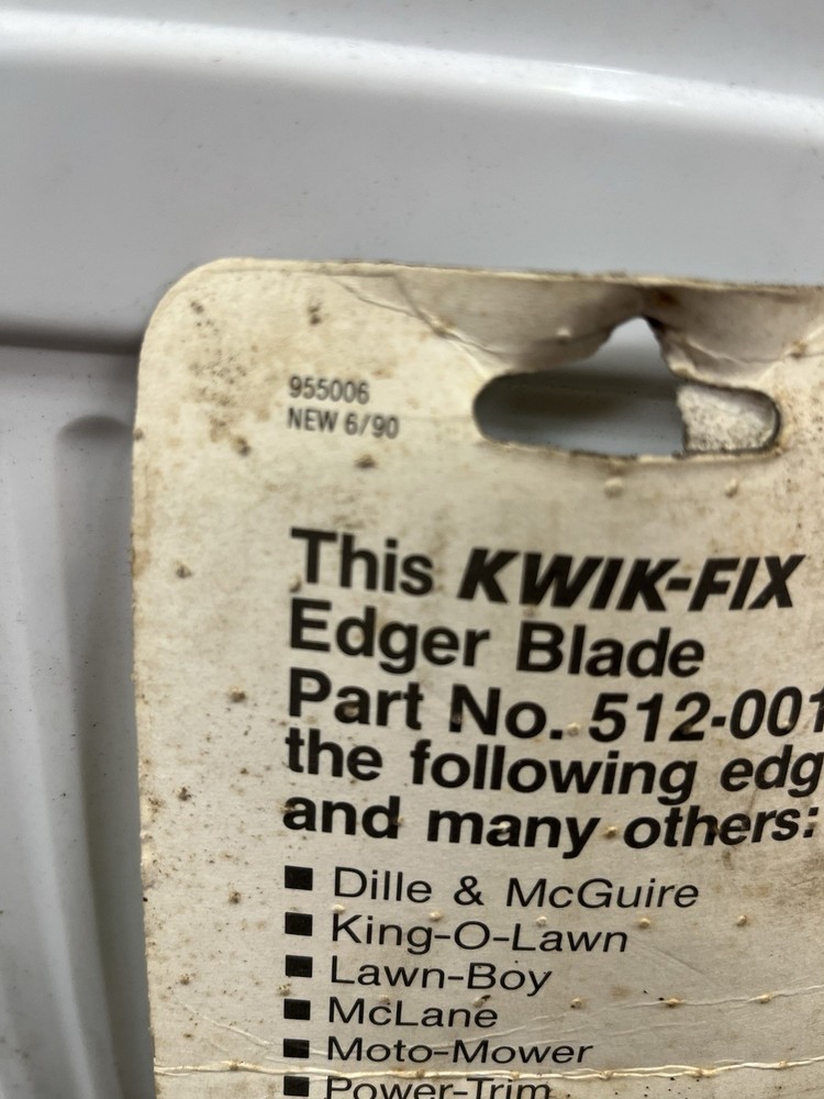 Kwik Fix Universal Edger Blade 512-206