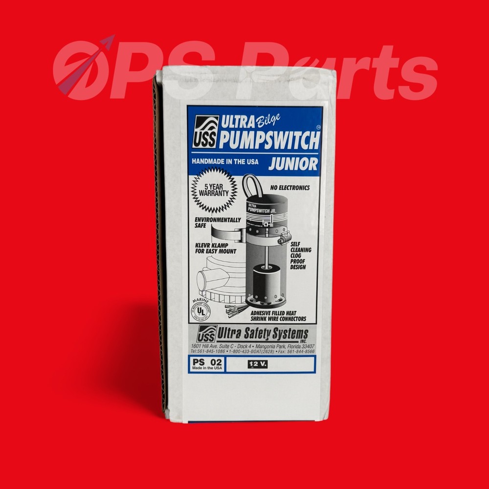 Ultra Safety Systems Junior Pump Switch 12V Bilge Float Switch - New