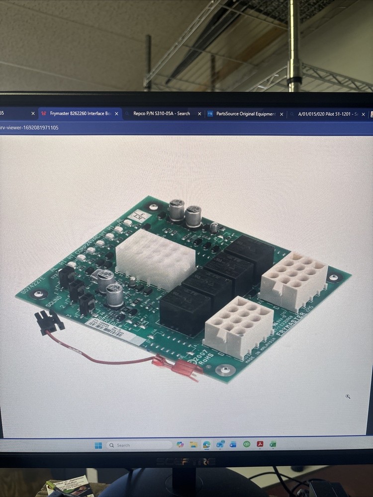 Frymaster 8262260 Interface Board Kit, Dual Vat, RE EL