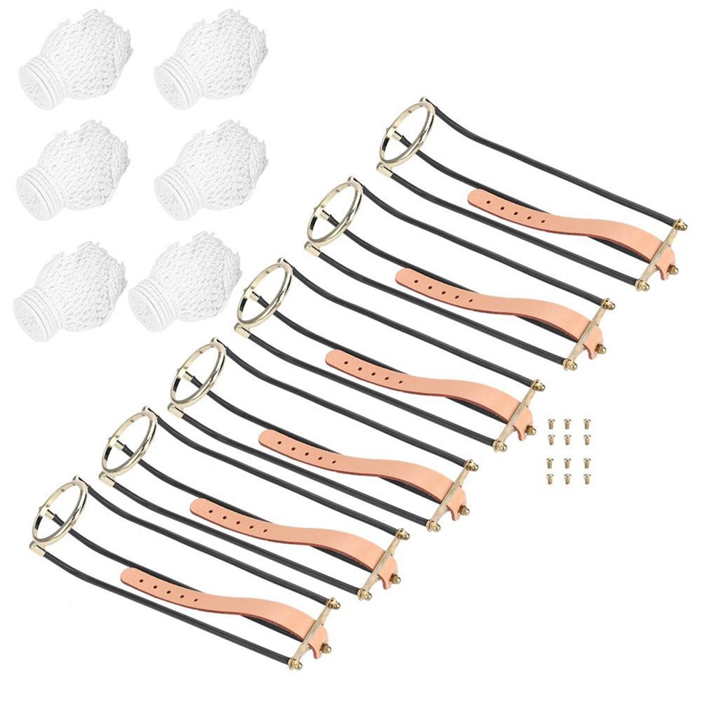 6pcs Standard Snooker Billiard Table Solid Empire Rail With Net Pockets Set