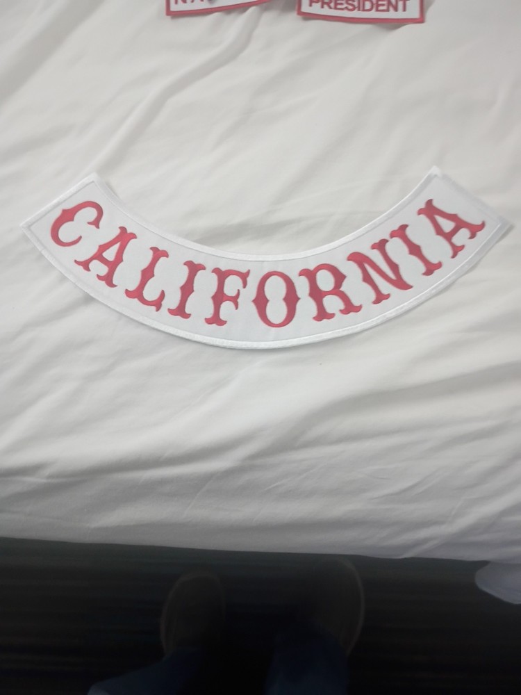 10 Pc California Nomads M C Patch Set