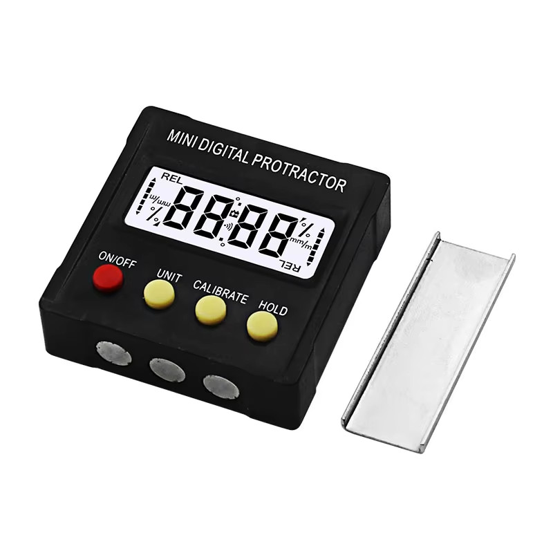 360 Degree Mini Digital Protractor Inclinometer Electronic Level Box Magnetic Ba