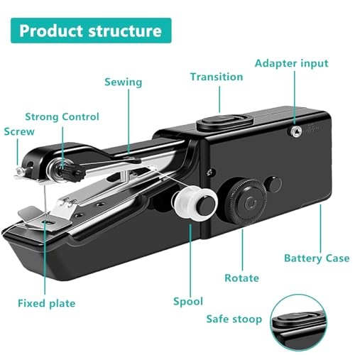 Handheld Sewing Machine Electric Sewing Mini Portable Sewing Machine Suitable
