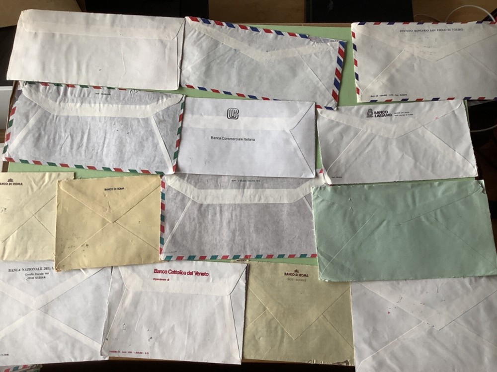 Italy collection Banking meter mail covers 14 items Ref A2025