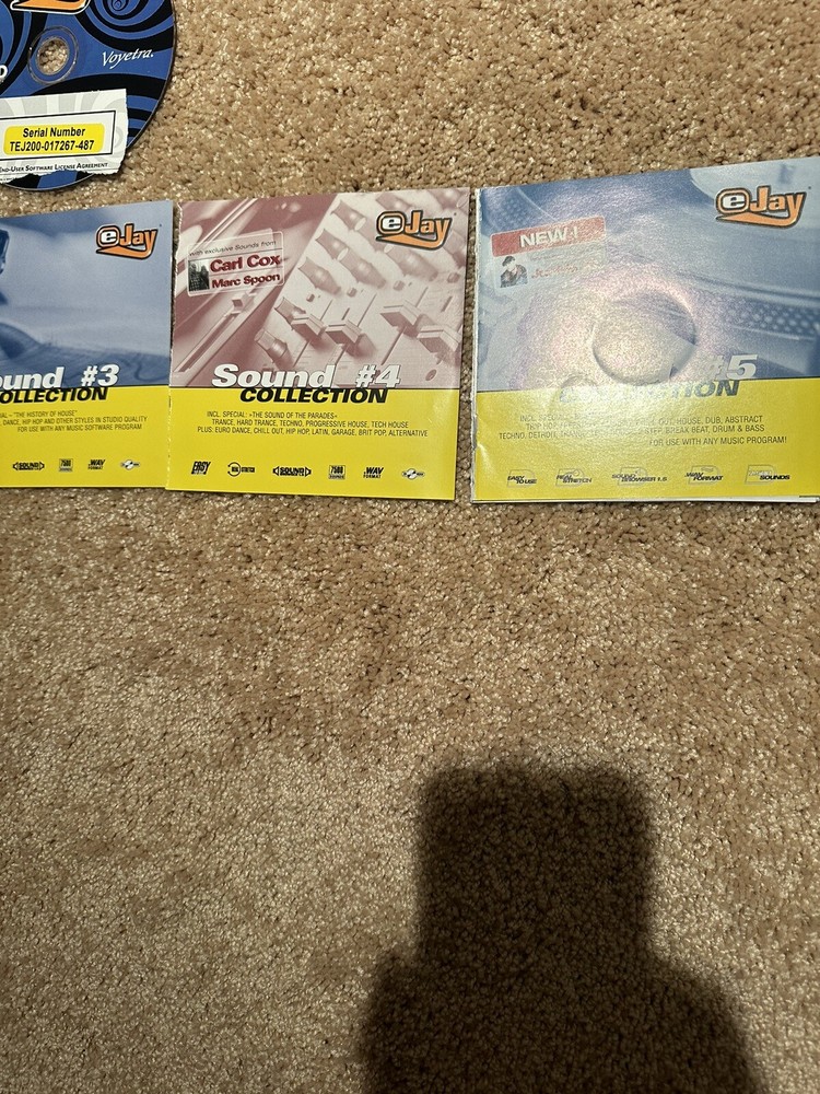 36 Ejay sample, Program discs. 100k+ samples dance rave hiphop techno