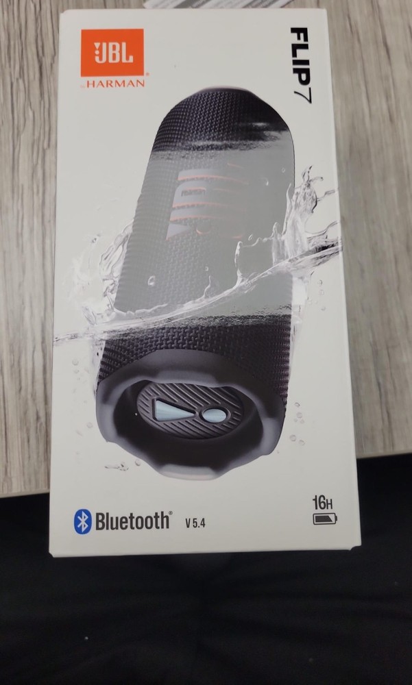 JBL FLIP 7 Portable Waterproof Wireless Bluetooth Speaker -BLACK