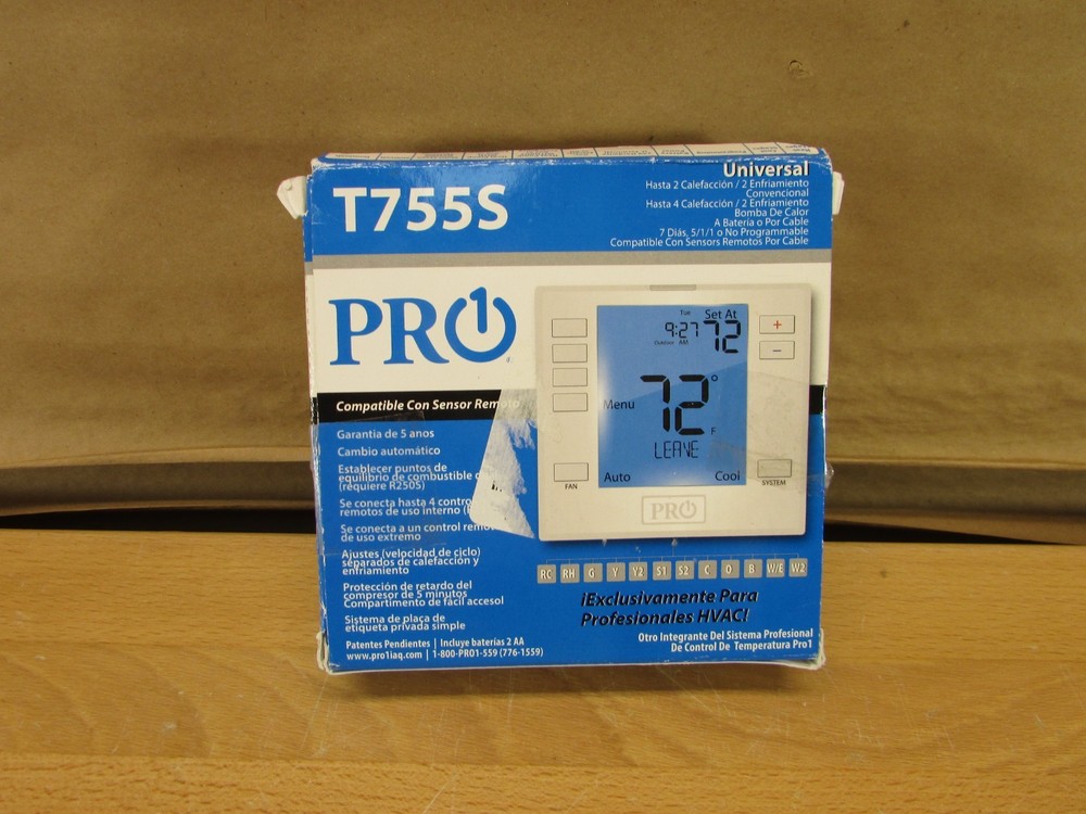 Pro1 Digital Universal Thermostat, Programmable, Heat Pump / Conventional