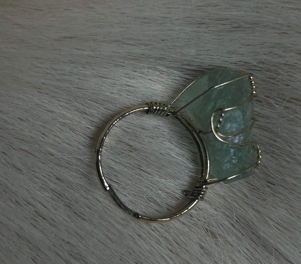 Gold Wire Wrapped Gemstone Rings