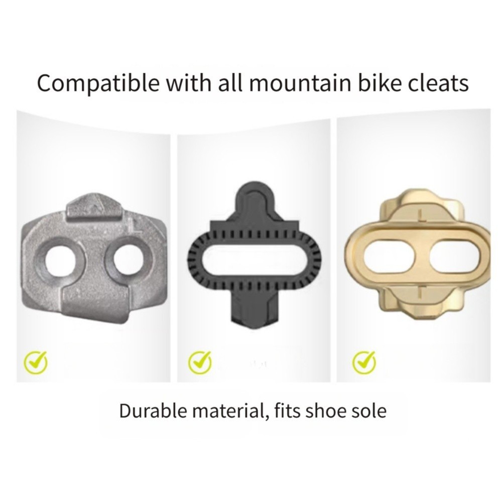 Mountain Biking Cleat Shims Angle Adjustment 2mm Pad Stackable Up To 6mm