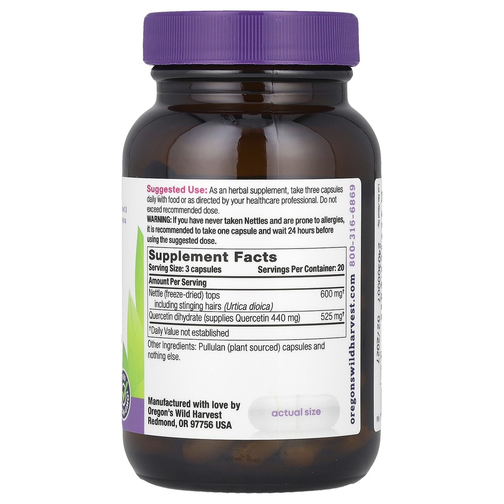Nettle Quercetin, 60 Vegan Capsules