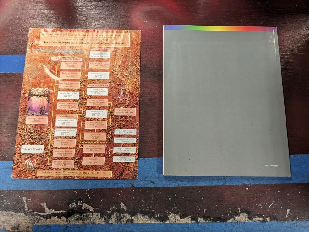 TSR Master Catalog 1995 W/ Planescape Conspectus