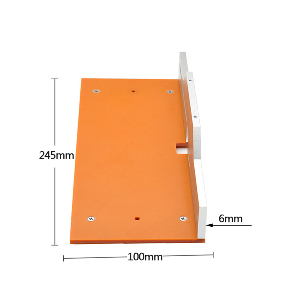 Flip Plate W/Guide Table Aluminium Router Table Insert Plate Trimming Machine