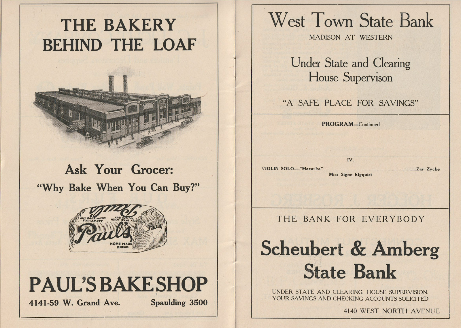 1922 Chicago Theater Program Cosma Follies Vaudeville Minstrel Show Masonic Hall