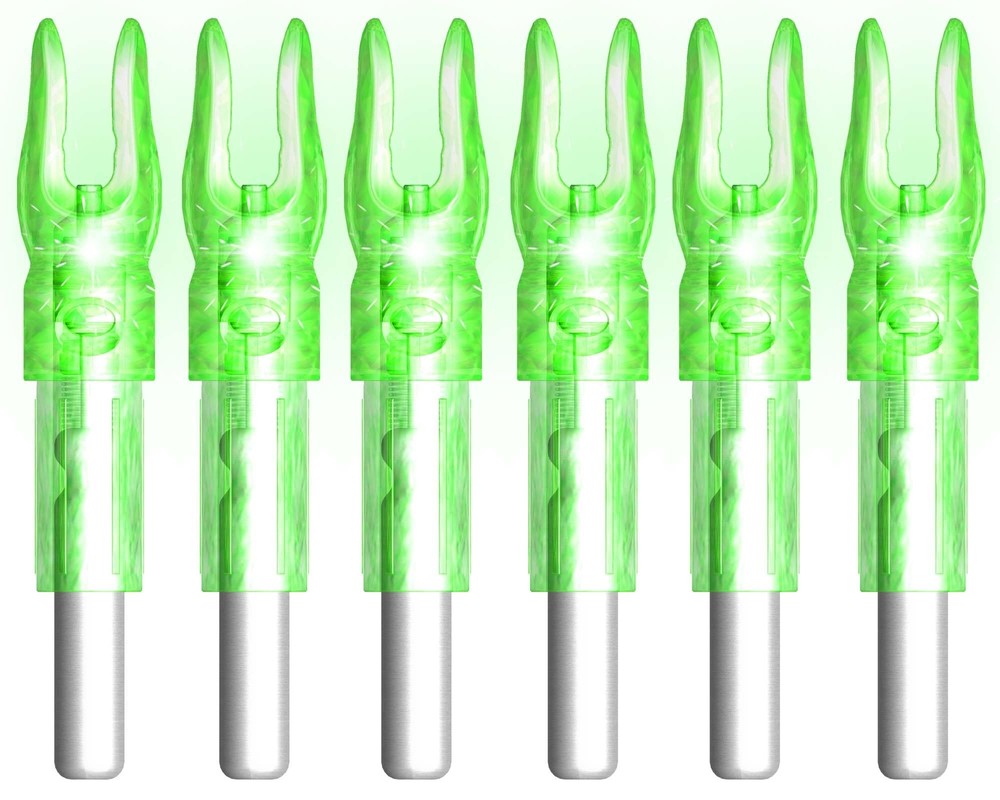 6PCS X Led Lighted Nocks for Arrows with .203" Inside Diameter,Screwdriver In...
