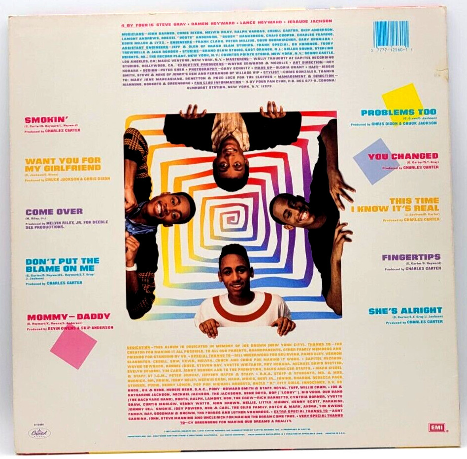 4 BY FOUR - SELF TITLED - R&B SOUL LP RECORD