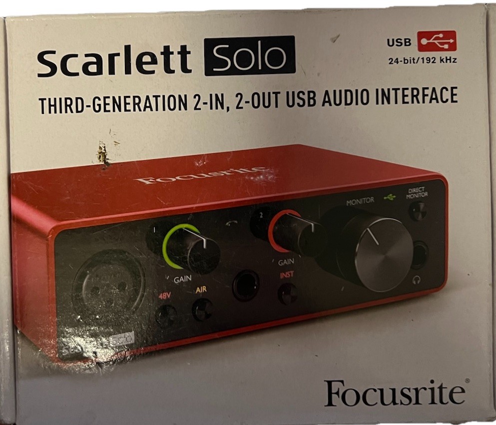 Focusrite Scarlett 2i2 USB Audio Interface 3rd Gen
