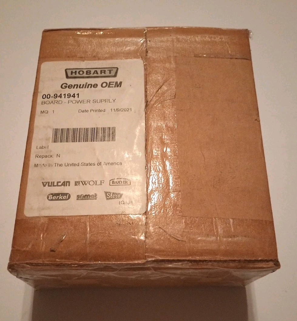 HOBART DISHWASHER LXE 00-941941 POWER SUPPLY BOARD, GENUINE OEM, FREE SHIPPING