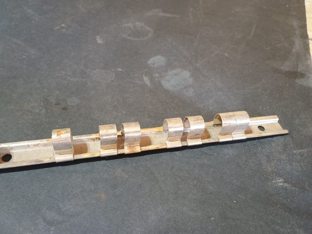 1/2" Drive Socket Carry Rack Rail Set