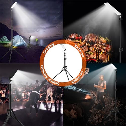 Camping Light, Telescoping Lantern Light, Work Lights with Stand for Garage