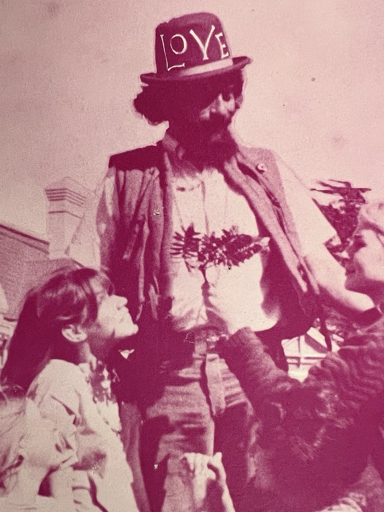 Original 1967 Haight Ashbury Loves You POSTER Vintage JOSEPH GOMEZ 1960 DOUBLE H