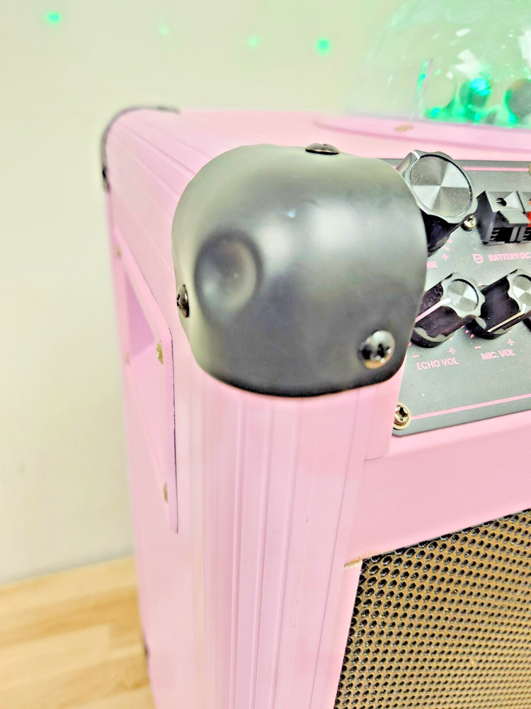 Portable Karaoke Microphone Machine Speaker Disco Ball Bluetooth Singing System