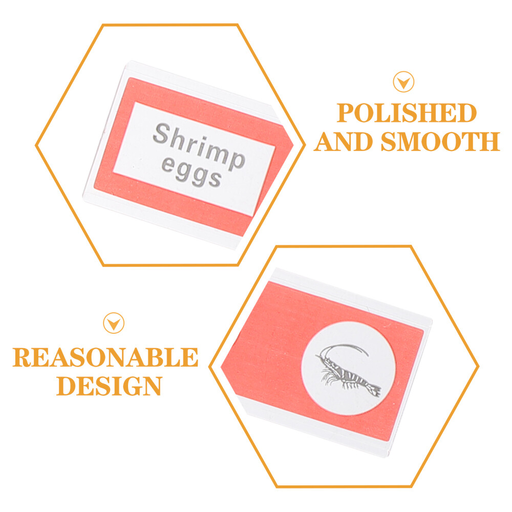 36pcs Microscope Sample Slide Plant Sample Specimen Kid Science Toy