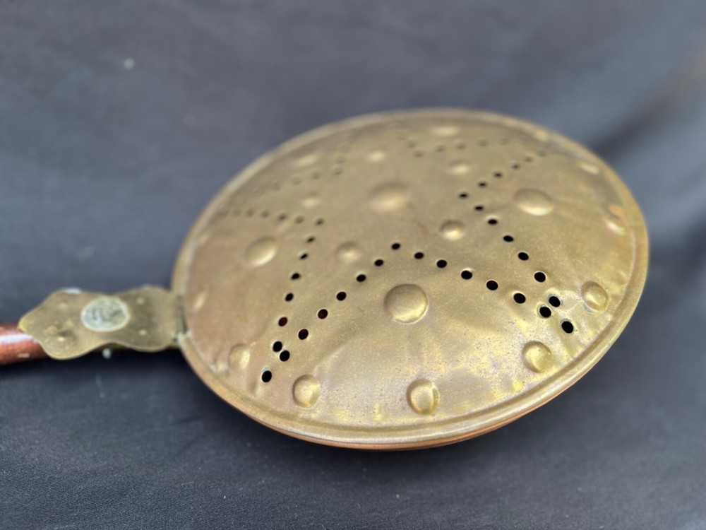 Antique Copper And Brass Bed Warmer