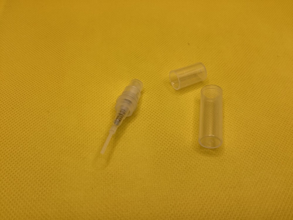 10 EMPTY CLEAR PLASTIC 2 ML MINI SPRAY ATOMIZER DIY BUSINESS PROJECTS REFILLABLE
