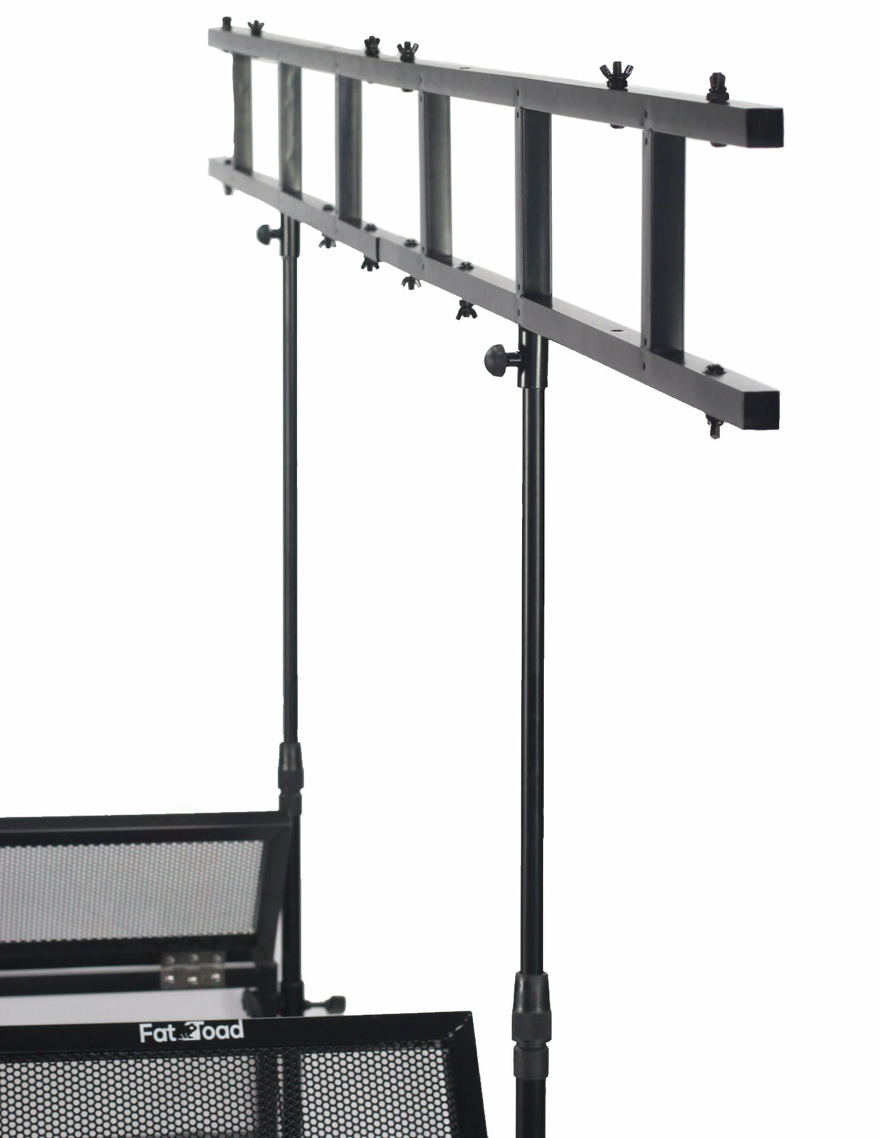 DJ Booth Table Lighting Truss Stand System - Foldable Panel Stage Platform Scrim