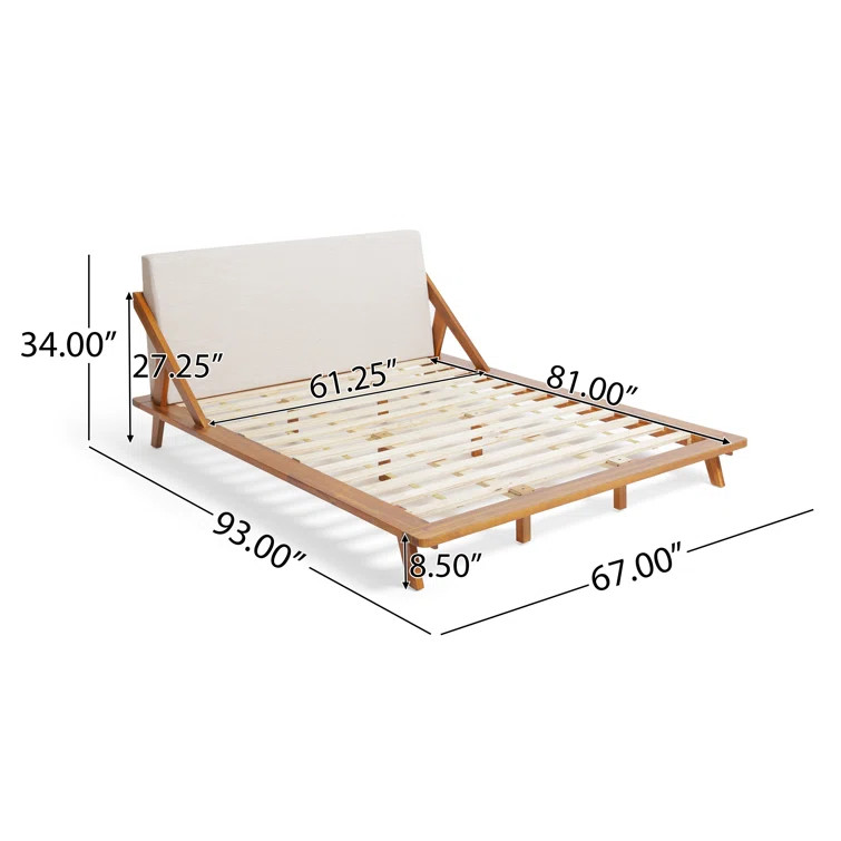 Breonca Upholstered Platform Bed (QUEEN)