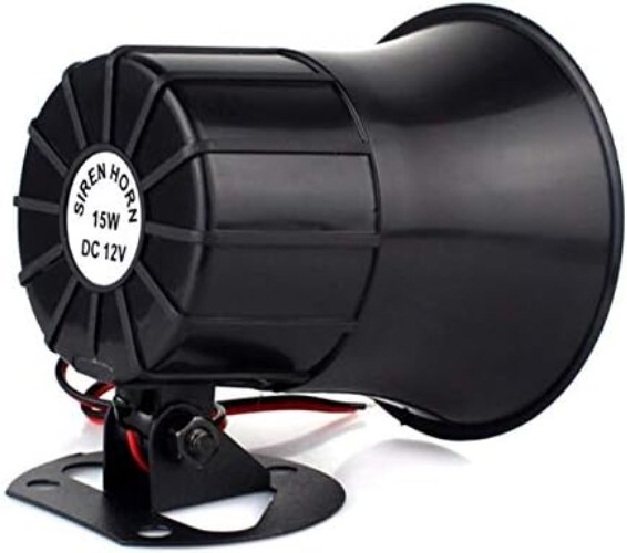 Powerful Blaring Wired Alarm Siren - Versatile - High-Decibel - Security