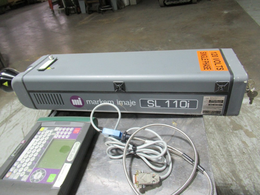 Markem Imaje SL110i Smartlase-110i Laser Coder w/ UI-200 Interface Panel