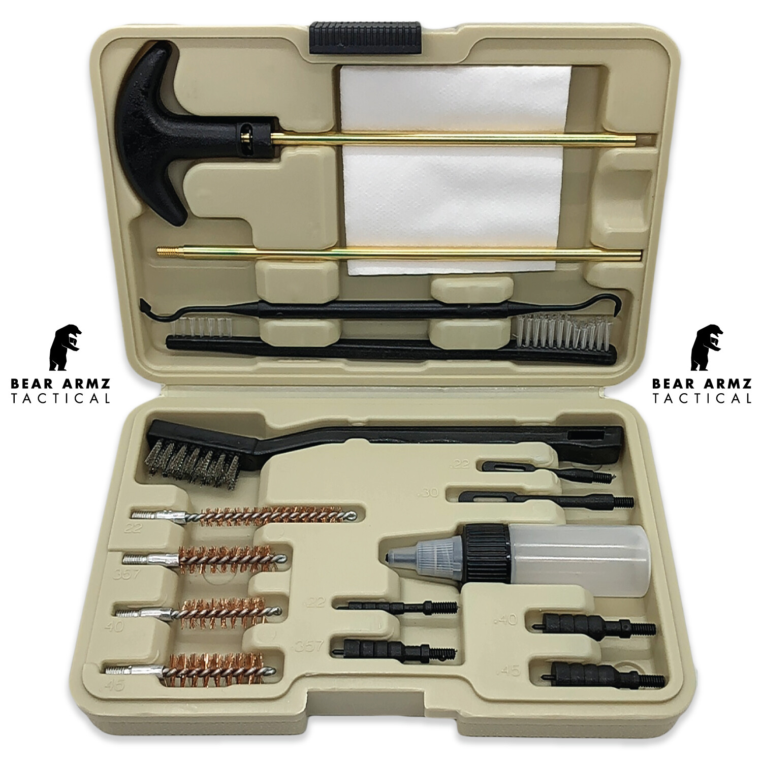 Handgun Cleaning Kit for Pistols Revolvers .22 38 9mm 357 40 45 | 1200+ Sold
