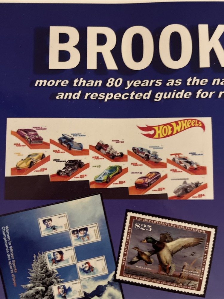 2019 Brookman Stamp Autographs 1st Day Catalog Spiral Bound Hot Wheels