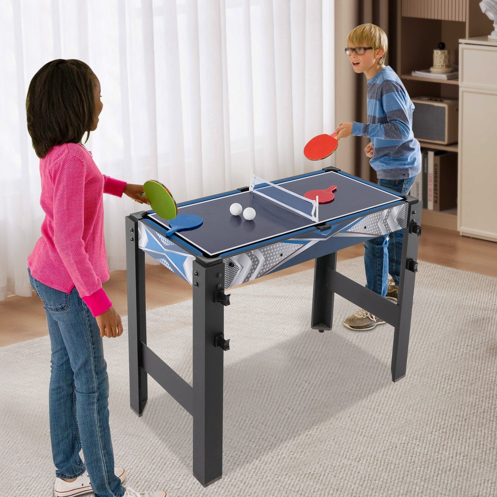 Rectangular Multi Game Table Combo Game Table Game Desk Floor Standing 5-In-1