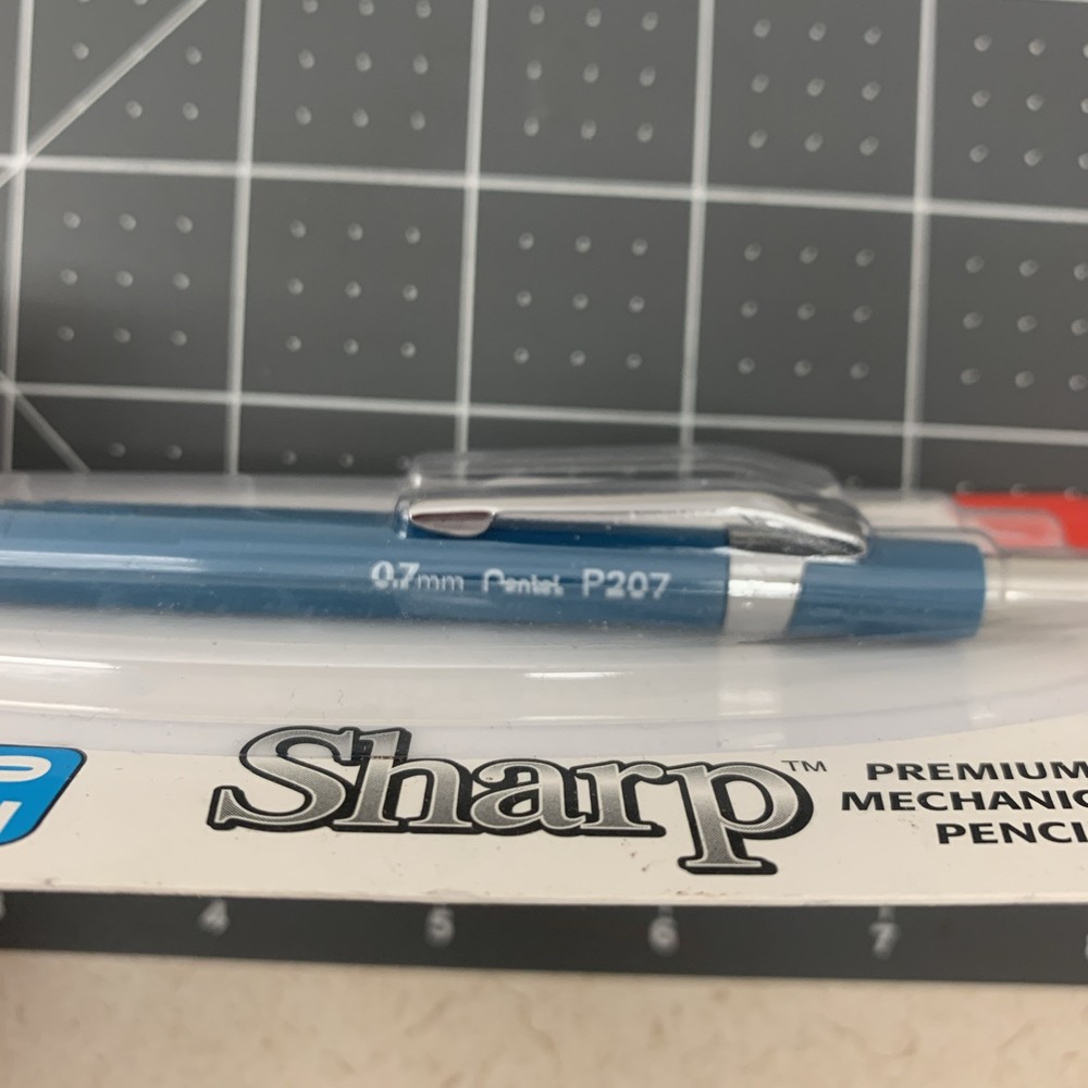 NEW Pentel Sharp Mechanical Drafting Pencil, 0.7 mm, Blue Barrel Only 1