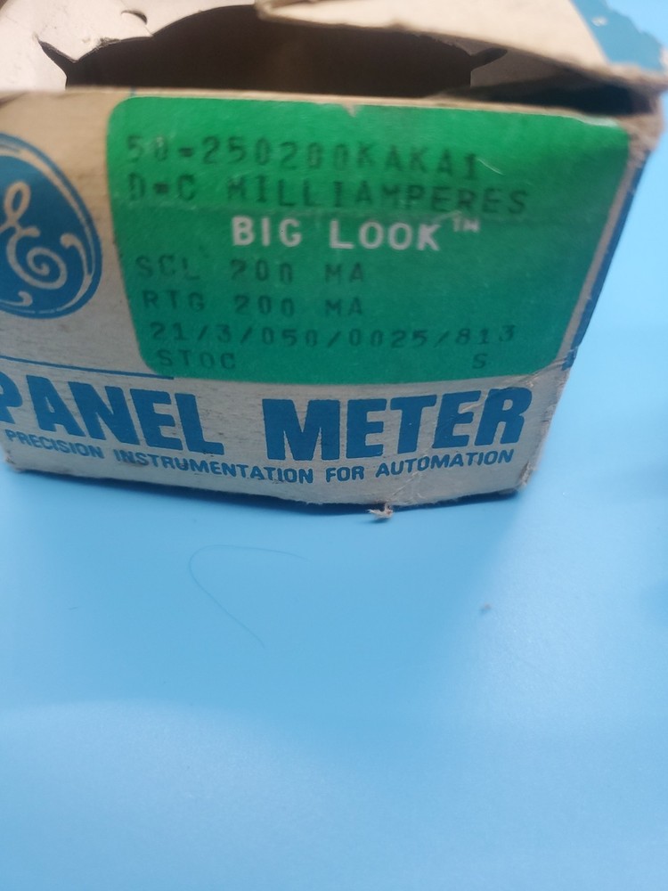GE Panel Meter 0-200 DCMA - 250 200 KAKA