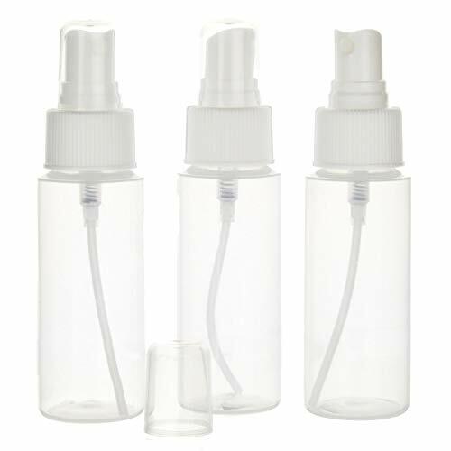 REFILLABLE - 2 OZ. Clear Plastic Empty Spray Bottle - 5 / 15 / 25 / 50 / 100 pcs