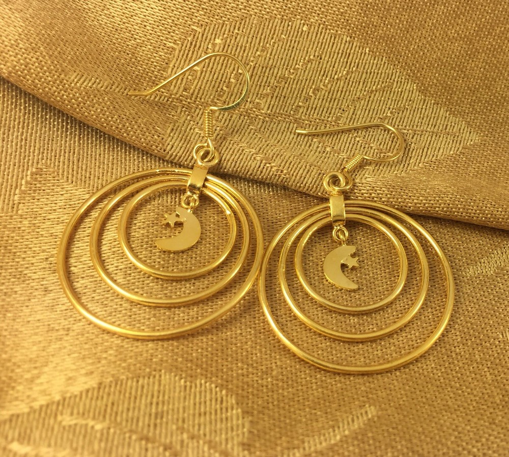 Handcrafted Gold Plated Earrings