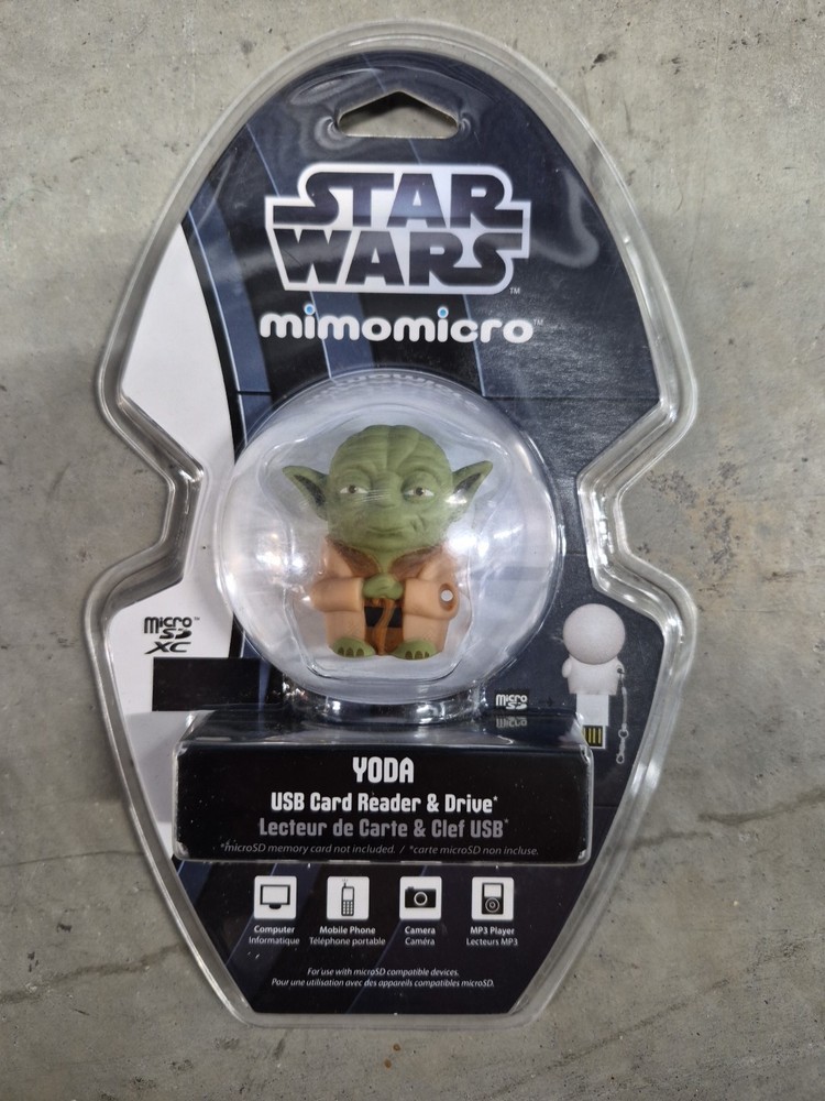 Mimoco Mimomicro Star Wars Yoda MicroSD USB Card Reader & Drive* Keychain