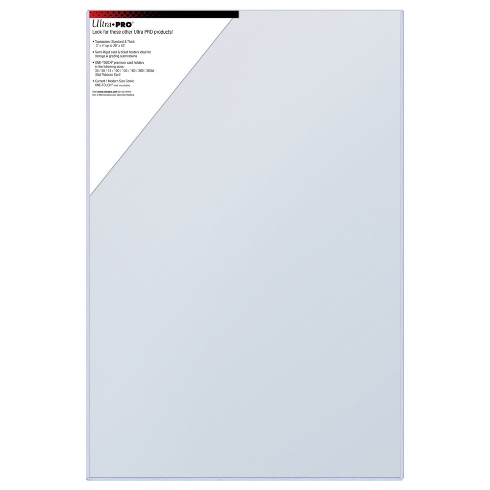 Ultra PRO Toploader - 36x24 - Single Toploader Rigid Plastic Large