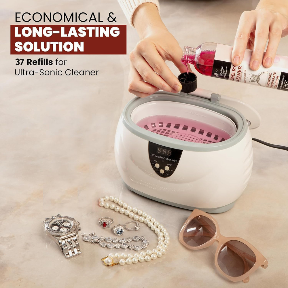 Ultrasonic Cleaner Solution Concentrate - Highly Concentrated All Purpose Cleani