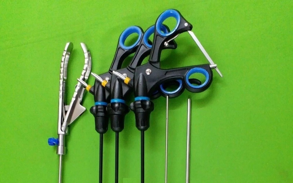 Laparoscopic Endotrainer Basic Training Set Needle Holder Surgical Instruments