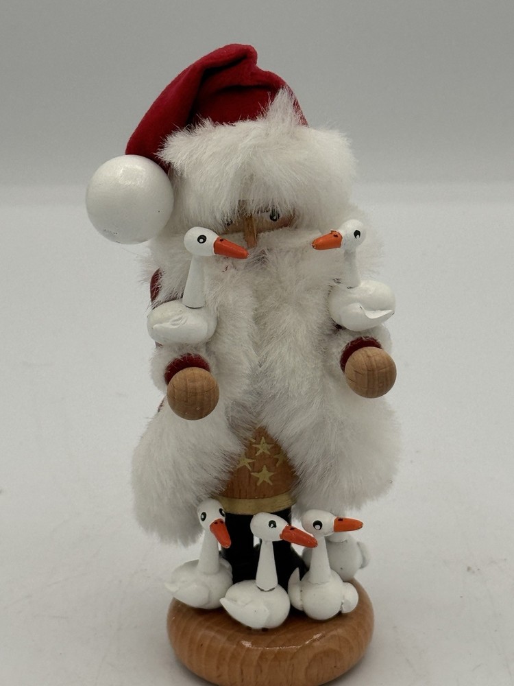 Mini Syeinbach Goose Santa Nutcracker